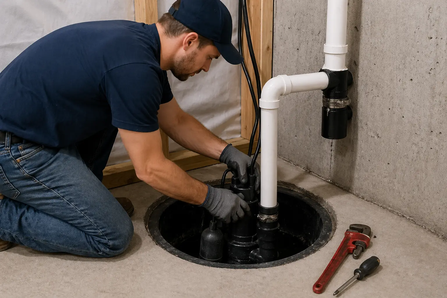 Sump pump repair Huntsville